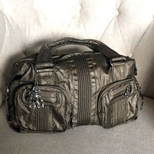 Kipling Katie metallic bronze shoulder bag